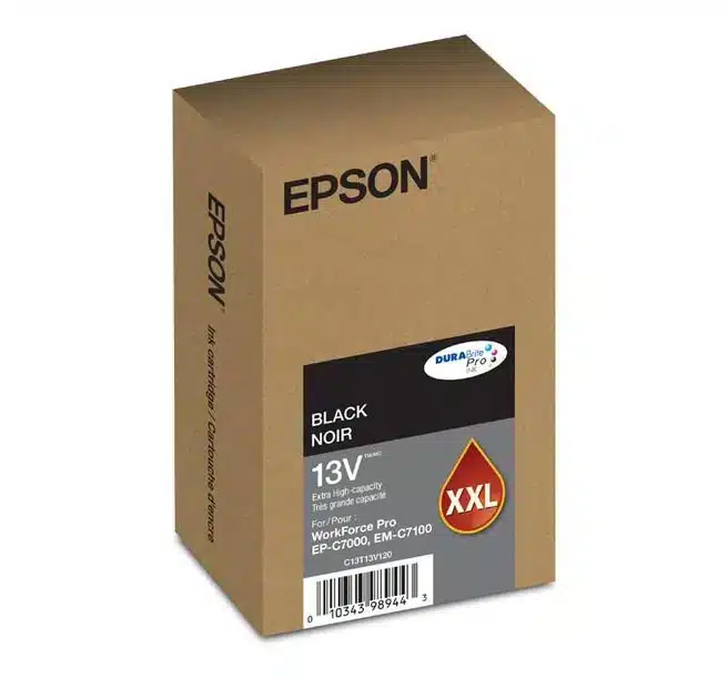Epson T13V DURABrite Pro Extra-High-Capacity Black Ink Cartridge [T13V120]