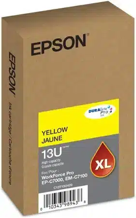 Epson T13U DURABrite Pro High-Capacity Yellow Ink Cartridge [T13U420]