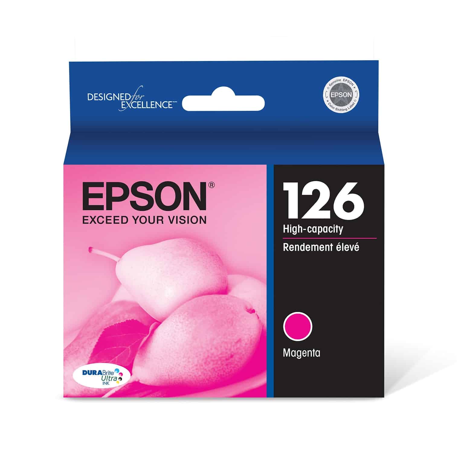 Epson 126 High-Capacity Magenta Ink Cartridge [T126320S]