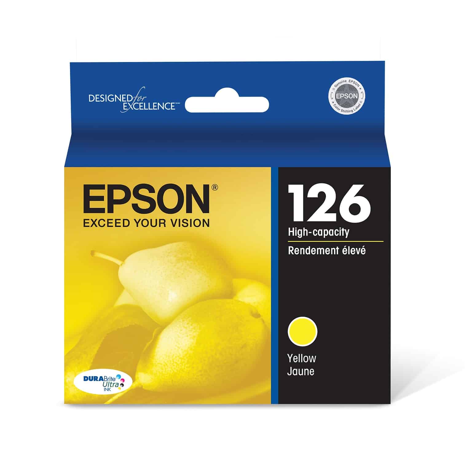 Epson 126 High-Capacity Yellow Ink Cartridge [T126420S]