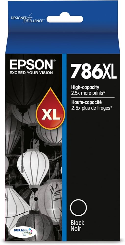 Epson T786 Ultra XL Black Ink Cartridge [T786XL120]