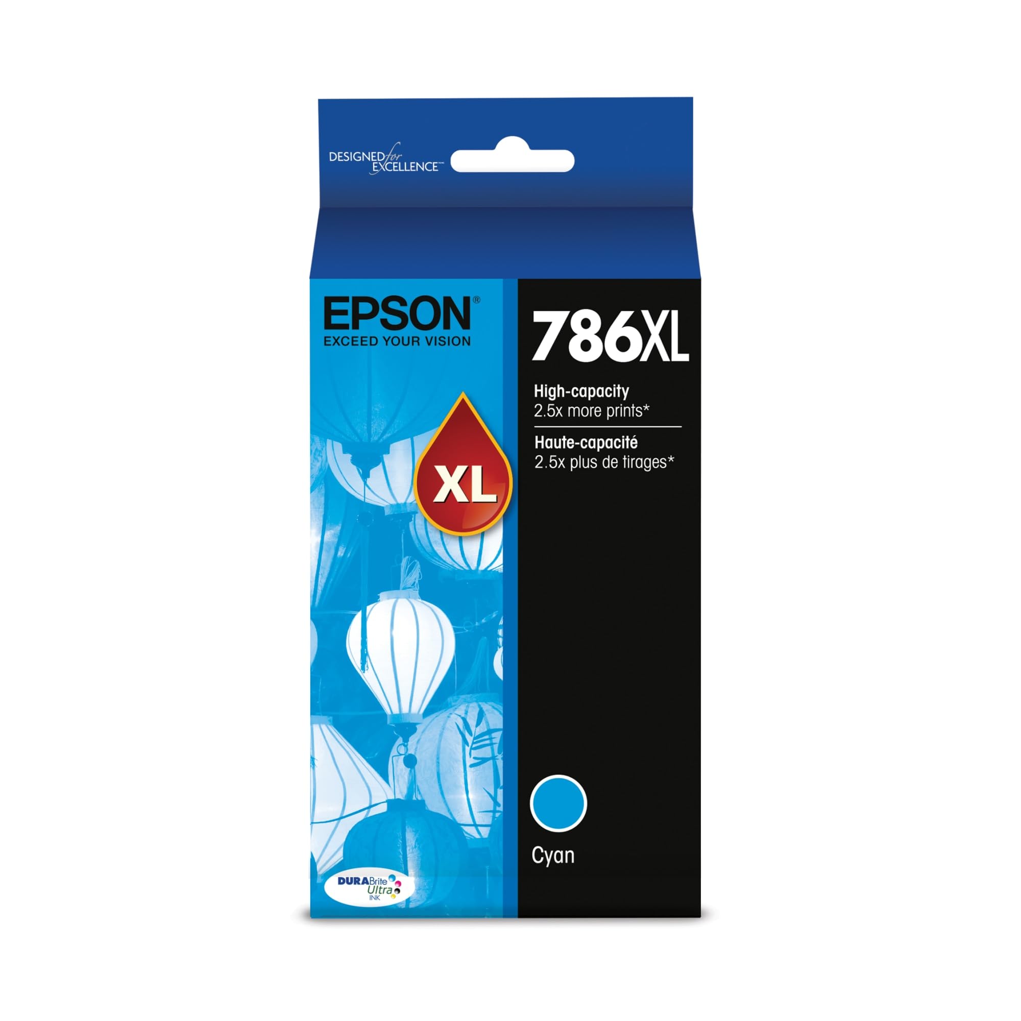 Epson T786 Ultra XL Cyan Ink Cartridge [T786XL220]