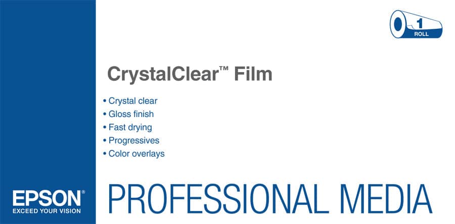 Epson CrystalClear Film - 24" x 100' Roll [S045152]