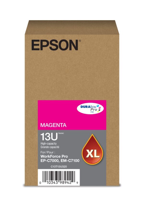 Epson T13U DURABrite Pro High-Capacity Magenta Ink Cartridge T13U320